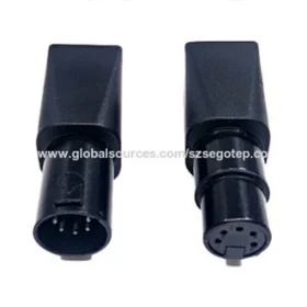 RJ45 female to XLR 5P male adapter for DMX512 cable